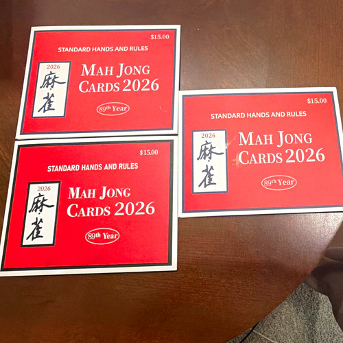 Mah jong cards 2026 - mah,